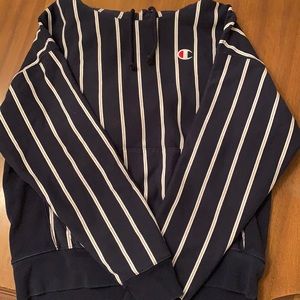 Champion striped hoodie